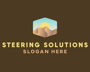 Sand Dune Desert  logo design