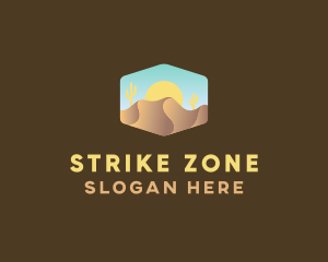 Sand Dune Desert  logo design