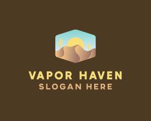 Sand Dune Desert  logo design