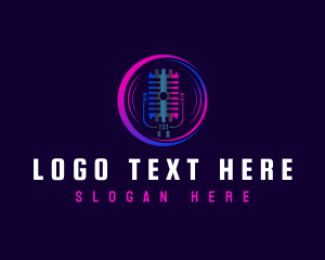 Microphone Podcast Recording logo