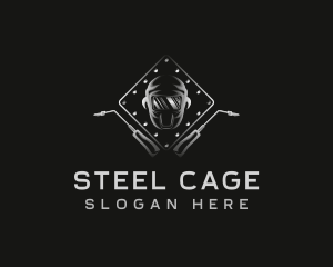 Steel Welder Maintenance logo design