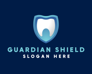 Dental Teeth Shield logo design