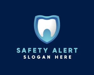 Dental Teeth Shield logo design