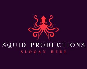 Kraken Squid Tentacles logo