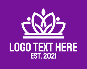 Lotus Flower Crown  logo