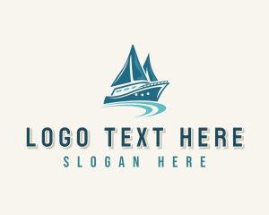 Boat Yacht Waves logo