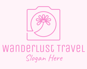 Pink Flower Photography Camera logo
