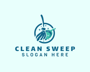 Clean Sweeping Broom logo