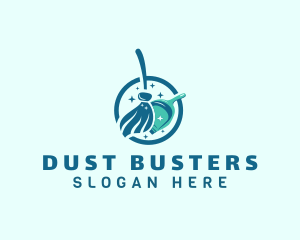 Clean Sweeping Broom logo design