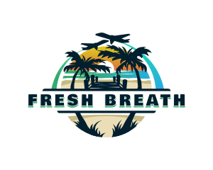 Beach Destination Tour Logo