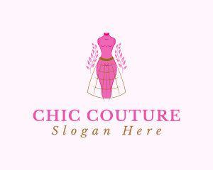 Elegant Mannequin Fashion logo design