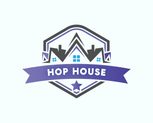 House Roof Residence logo design