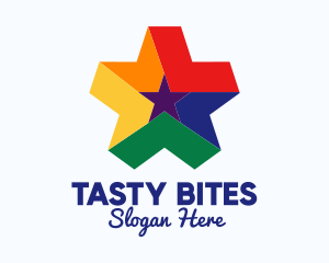 Colorful Entertainment Star Logo