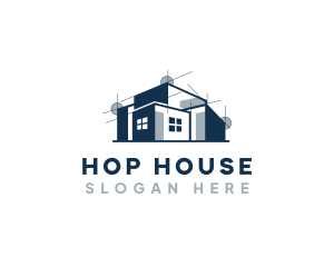 House Architectural Property logo design