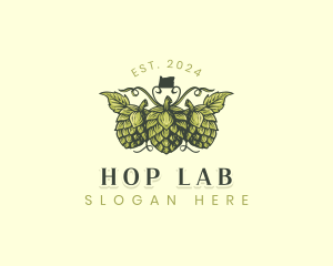 Hops Brewery Beer logo