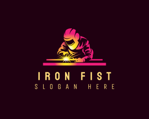 Iron Welding Metalwork  logo design