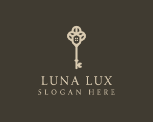 Luxe House Key logo design