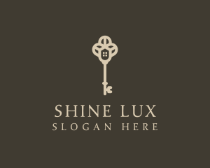 Luxe House Key logo design