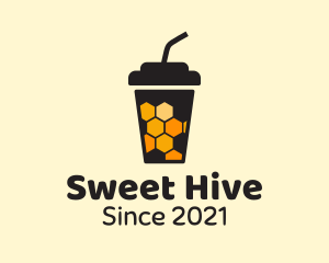 Hive Honey Drink logo design