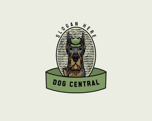 Canine Animal Pet logo design