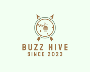 Honey Bee Hive Arrows logo