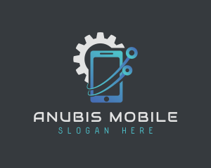 Cellphone Repair Technician logo design