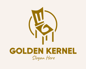 Golden Chair Furniture logo design