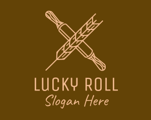 Rolling Pin Wheat logo design