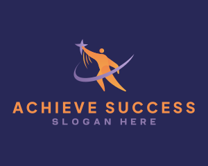 Leader Achievement Success logo design