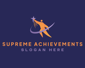 Leader Achievement Success logo design