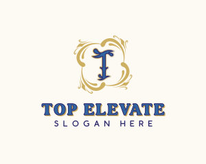 Premium Decorative Letter T logo design