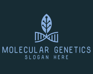 DNA Leaf Tech logo design