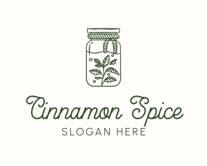 Rustic Plant Jar logo design