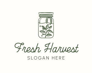 Rustic Plant Jar logo design