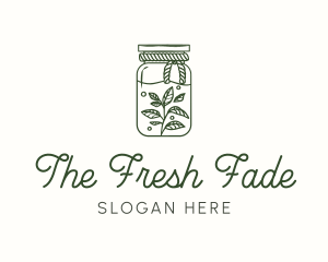 Rustic Plant Jar logo design