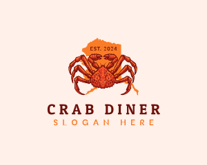 King Crab Alaska  logo