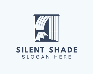 Window Curtain Blinds logo design