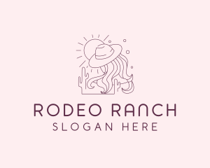 Cowgirl Western Ranch logo