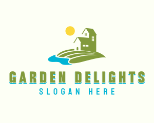 Farm Lawn Garden  logo design