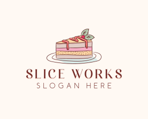 Cherry Cake Slice logo