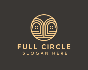 Blue Circle House  logo design