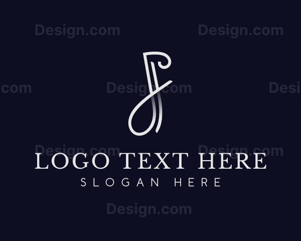 Elegant Gradient Letter J Logo