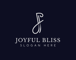 Elegant Gradient Letter J logo design