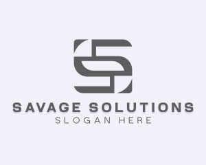 Professional Enterprise Letter S logo design