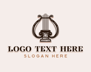 Harp Lyre Instrument logo