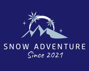 Snowflake Mountain Peak logo