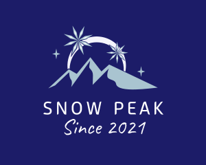 Snowflake Mountain Peak logo