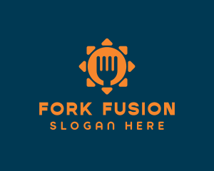 Sun Fork Diner  logo design