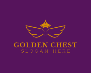 Royal Golden Wings logo design