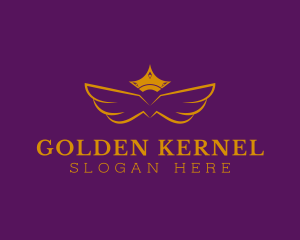 Royal Golden Wings logo design